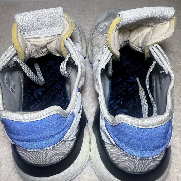 Adidas Nite Jogger Active Royal Blue Sneakers US Men's Size 13 - Picture 9 of 9